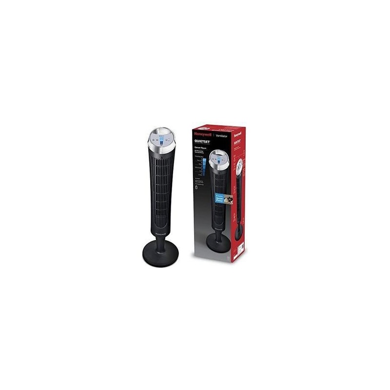 Honeywell QuietSet HY254E4 Køleventilator Tower Sort